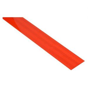 Samolepící reflexní pruh šířky 5cm, barevné provedení červená červená odrazka samolepící  na kamion 5m délka , reflexní nálepka červená 15m dlouhá 