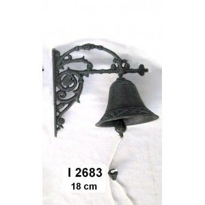 litinový zvonek na vrata ,dekorace litinový zvoneček, zvon na vrata, dárek pro chalupáře závěsný zvonek z litiny